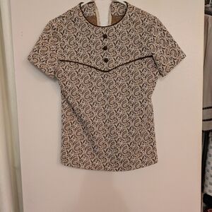 Elegant Patterned Women's Top